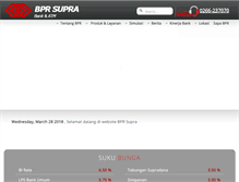 Tablet Screenshot of bprsupra.com